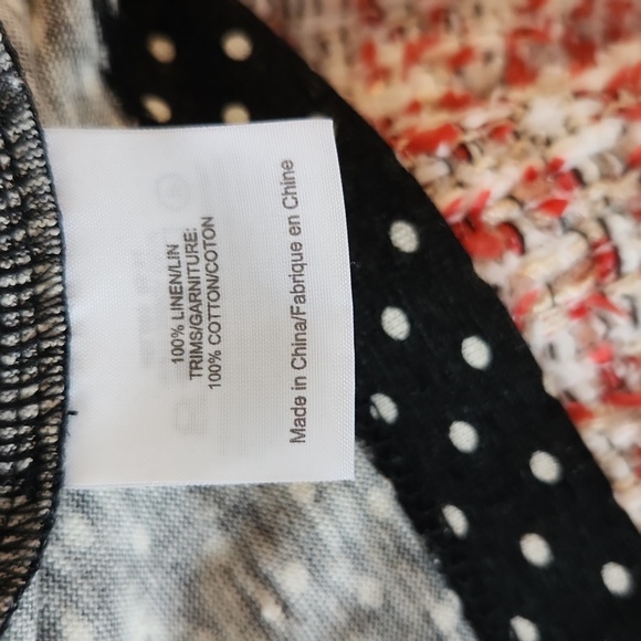 Tory Burch Linen Ruffle Collar Shirt with Gold Buttons Size XS - Picture 4 of 4